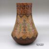Nancy Yazzie, zznv3a190, Jar with a pine pitch coating and yei, cornstalk and Dineh carpet design - Image 2