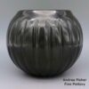 Tina Garcia, zzsc2h332, Black melon jar with 24 ribs - Image 2