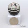 Joseph Lonewolf, zzsc2k018: Miniature polychrome seed pot with sgraffito design