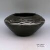 Chris Martinez, zzsc2k030, Black bowl with carved avanyu design - Image 2
