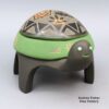 Melony Gutierrez, zzsc2m071m1, Polychrome turtle figure with sgraffito design