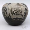Candelaria Suazo, zzsc2m091, Black bowl with sgraffito design - Image 2