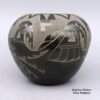 Candelaria Suazo, zzsc2m091, Black bowl with sgraffito design - Image 4