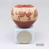 Goldenrod, zzsc2m537, Red jar with a turtle and frog design