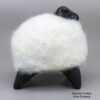 Joe and Eunice Naranjo, zzsc3a067m1, Black sheep figure with white wool body - Image 2