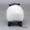 Joe and Eunice Naranjo, zzsc3a067m1, Black sheep figure with white wool body - Image 3