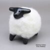 Joe and Eunice Naranjo, zzsc3a067m6, Black sheep figure with white wool body