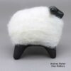 Joe and Eunice Naranjo, zzsc3a067m6, Black sheep figure with white wool body - Image 2