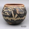 Sammy Naranjo, zzsc3a193, Black bowl with an avanyu design