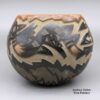 Sammy Naranjo, zzsc3a193, Black bowl with an avanyu design - Image 2