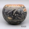 Sammy Naranjo, zzsc3a195, Black bowl with an avanyu and geometric design - Image 2