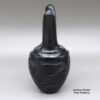 Joe Naranjo, zzsc3b090, Black wedding vase with a braided handle and a carved avanyu and geometric design - Image 4