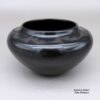 Joe Naranjo, zzsc3b093, Black bowl with a sgraffito geometric design