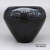 Joe Naranjo, zzsc3b094, Black jar with a sgraffito geometric design - Image 4