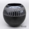Denny Gutierrez, zzsc3b270, Black bowl with a geometric design
