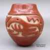 Teresita Naranjo, zzsc3b572, Red jar with a geometric design - Image 3