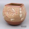 Alvin Curran, zzsj2m512, Polychrome bowl with feather and geometric design