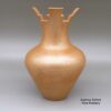 Angie Yazzie, zzta2m230m1, Micaceous gold jar with geometric cut opening - Image 2