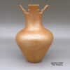 Angie Yazzie, zzta2m230m1, Micaceous gold jar with geometric cut opening - Image 3