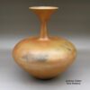 Angie Yazzie, zzta3b100, Micaceous gold jar with fire clouds