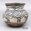 Unknown Tesuque Potter, zzte3b563, Polychrome jar with a geometric design - Image 3