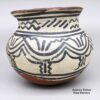 Unknown Tesuque Potter, zzte3b563, Polychrome jar with a geometric design - Image 4