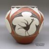 Unknown Zia Potter, zzza2m556, Polychrome jar with a roadrunner and geometric design - Image 4