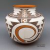 Randy Nahohai, zzzu2l172: Polychrome jar with geometric design and micaceous details