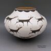 Anderson Peynetsa, zzzu2m050, Polychrome jar with deer with heart line design