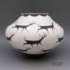 Anderson Peynetsa, zzzu2m050, Polychrome jar with deer with heart line design - Image 3