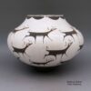 Anderson Peynetsa, zzzu2m050, Polychrome jar with deer with heart line design - Image 4