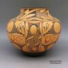 Anderson Jamie Peynetsa, zzzu2m052, Polychrome jar with bird, fine line, and geometric design - Image 2