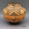 Anderson Jamie Peynetsa, zzzu2m052, Polychrome jar with bird, fine line, and geometric design - Image 3