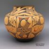 Anderson Jamie Peynetsa, zzzu2m052, Polychrome jar with bird, fine line, and geometric design - Image 4