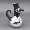 Anderson Peynetsa, zzzu2m144, Polychrome duck jar with deer-with-heart-line and geometric design - Image 3