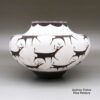 Anderson Peynetsa, zzzu3a300, Polychrome jar with a deer with heart line and geometric design - Image 3
