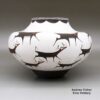 Anderson Peynetsa, zzzu3a300, Polychrome jar with a deer with heart line and geometric design - Image 4