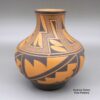 Anderson Jamie Peynetsa, zzzu3a301, Red and black jar with a geometric design