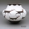Anderson Peynetsa, zzzu3b071, Jar with deer-with-heart-line design - Image 3