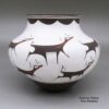 Anderson Peynetsa, zzzu3b071, Jar with deer-with-heart-line design - Image 4