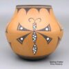 Anderson Jamie Peynetsa, zzzu3b073, Polychrome jar with a frog, dragonfly, and geometric design - Image 4