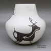 Alan Lasiloo, zzzu3b517, Jar with a deer-with-heart-line design - Image 3