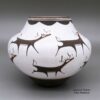 Anderson Peynetsa, zzzu3c032, Jar with deer-with-heart-line design - Image 2