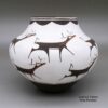 Anderson Peynetsa, zzzu3c032, Jar with deer-with-heart-line design - Image 3